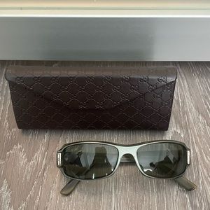 Gucci Grey Acetate Rectangle GG2548/S Sunglasses 53/15 130mm